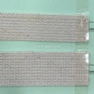 สายผ้า-ผ้ากุ๊น Cotton (ฝ้าย) ลูกฟูก ขนาด 1 นิ้ว บรรจุ 50 หลา สีด้ายดิบ