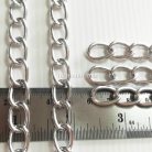 โซ่อลูมิเนียม  ACU29-225  ขนาด 10 mm x 15 mm จีน บรรจุ 50 เมตร สีเงิน