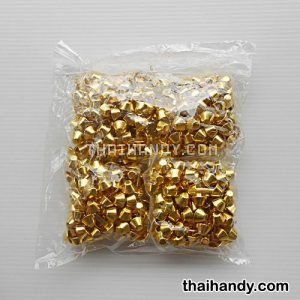 ขารองกระเป๋า ถ้วย ขนาด 15 mm  บรรจุ 200 อัน สีทองเงา รูปเต็ม