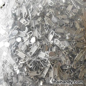 หัวซิปฟันไนลอน โรม่า ขนาดเบอร์ 5  บรรจุ 100 อัน สีนิเกิ้ล รูปเต็ม