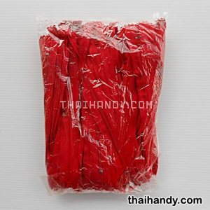 รางผ้าซิปสำเร็จรูป ฟันไนลอน ขนาดเบอร์ 3 ยาว 8 นิ้ว บรรจุ 12 ชุด สีแดง Y519 รูปเต็ม