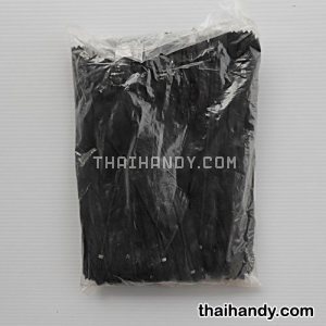 รางผ้าซิปสำเร็จรูป ฟันไนลอน ขนาดเบอร์ 3 ยาว 8 นิ้ว บรรจุ 10 โหล สีดำ Y580 รูปเต็ม