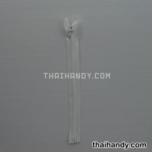 รางผ้าซิปสำเร็จรูป ซ่อน ขนาดเบอร์ 3 ยาว 9 นิ้ว บรรจุ 1 ชุด สีครีม 102 รูปเต็ม