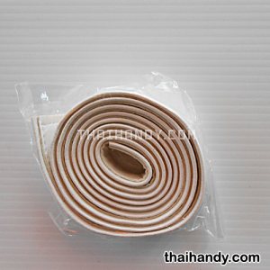 สายกระเป๋าหนังสะพาย เปลือย ขนาดหน้ากว้าง 2.5 cm  บรรจุ 1 เส้น สีขาวครีม รูปเต็ม