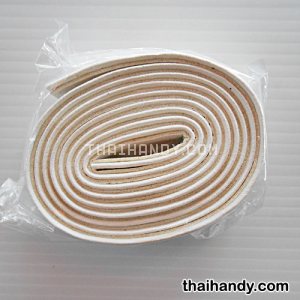 สายกระเป๋าหนังสะพาย เปลือย ขนาดหน้ากว้าง 1.8 cm  บรรจุ 1 เส้น สีขาว รูปเต็ม