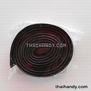 สายกระเป๋าหนังสะพาย เปลือย ขนาดหน้ากว้าง 1.8 cm  บรรจุ 1 เส้น สีดำ รูปเต็ม