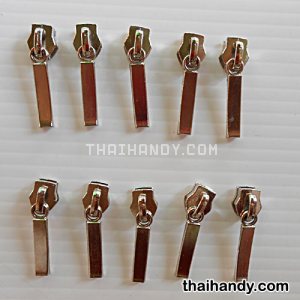 หัวซิปฟันไนลอน หมอน ขนาดเบอร์ 5  บรรจุ 1 อัน สีนิเกิ้ล รูปเต็ม