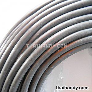 สายยางทำหูกระเป๋า PVC  ขนาด 10 มิล บรรจุ 1 กิโลกรัม สีดำ รูปเต็ม