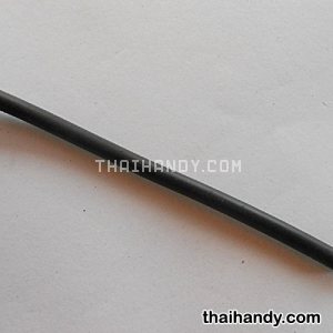 สายยางทำหูกระเป๋า PVC  ขนาด 8 มิล บรรจุ 1 เมตร สีดำ รูปเต็ม