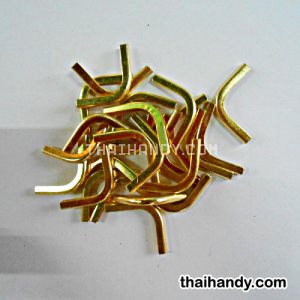 มุมกระเป๋า โลหะ ขนาด 2 cm (#2) บรรจุ 40 อัน สีทอง รูปเต็ม