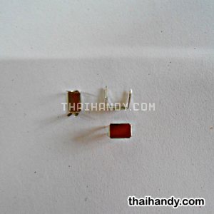 ตัวล็อคปลายซิป ขนาดเบอร์ 5  บรรจุ 10 อัน สีนิเกิ้ล รูปเต็ม