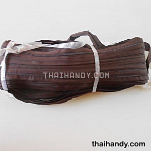 รางผ้าซิปเฉพาะรางซิป ฟันไนลอน ขนาดเบอร์ 3  บรรจุ 100 หลา สีน้ำตาลเข้ม รูปเต็ม