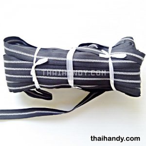 รางผ้าซิปเฉพาะรางซิป ฟันกระดูก ขนาดเบอร์ 5  บรรจุ 100 หลา สีบอร์น รูปเต็ม