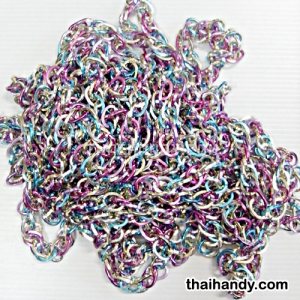 โซ่ อลูมิเนียม ขนาด 15 mmหนา บรรจุ 10 เมตร รูปเต็ม
