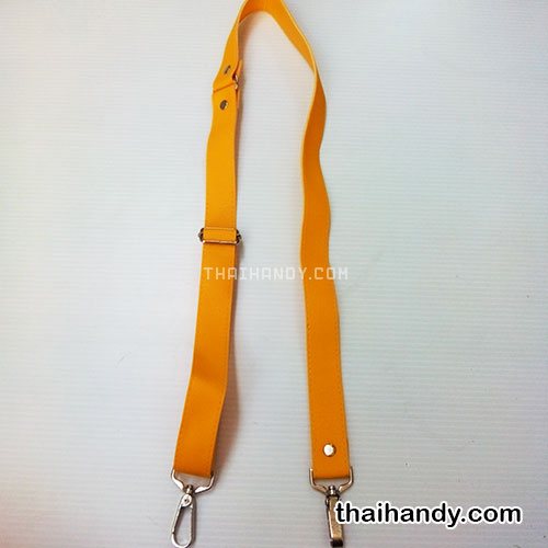 สายกระเป๋าหนังสะพาย สำเร็จ ขนาด 120 cm  บรรจุ 1 อัน สีส้ม รูปเต็ม