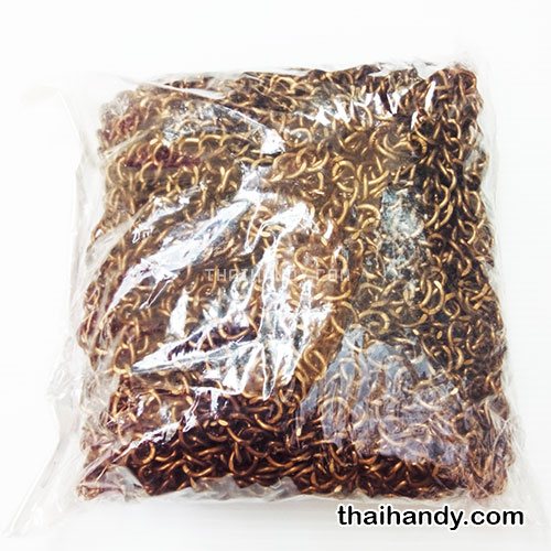 โซ่ อลูมิเนียม ขนาด 10 mmหนา บรรจุ 40 เมตร สีทองรมดำ รูปเต็ม