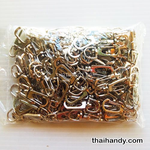 คอหมาโลหะ ตะขอซี ขนาด 1.21x3.8 cm  บรรจุ 100 อัน สีนิเกิ้ล รูปเต็ม