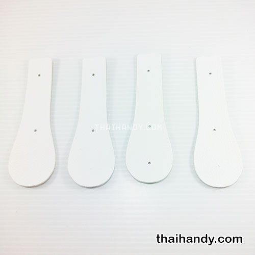 ฝาปิดกระเป๋าเฉพาะฝา ปิดด้านข้าง ขนาด 4x13 cm  บรรจุ 4 อัน สีขาว รูปเต็ม