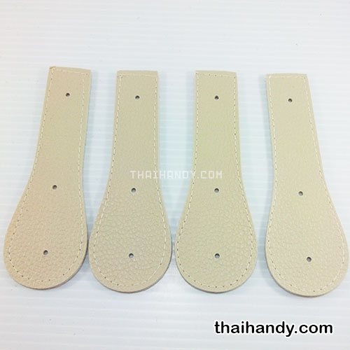 ฝาปิดกระเป๋าเฉพาะฝา ปิดด้านข้าง ขนาด 4x13 cm  บรรจุ 4 อัน สีเบจ รูปเต็ม