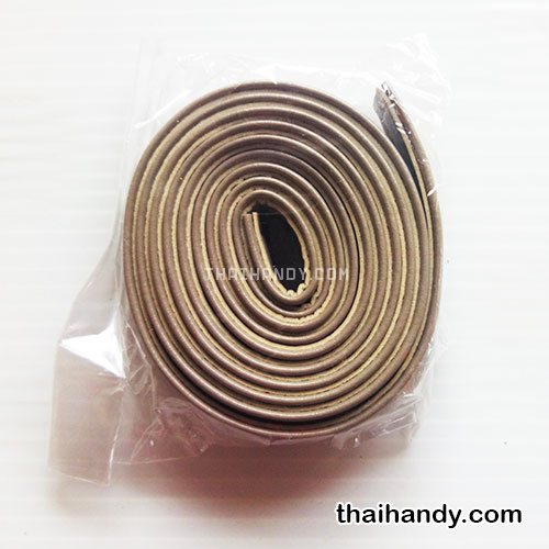 สายกระเป๋าหนังสะพาย เปลือย ขนาดหน้ากว้าง 1.8 cm  บรรจุ 1 เส้น สีเทาเบจ รูปเต็ม