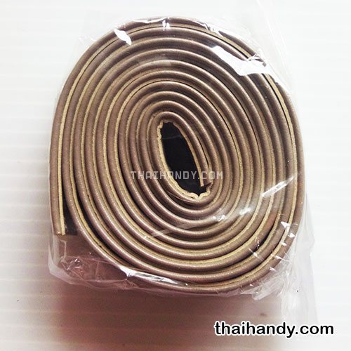 สายกระเป๋าหนังสะพาย เปลือย ขนาดหน้ากว้าง 2.5 cm  บรรจุ 1 เส้น สีเทาเบจ รูปเต็ม