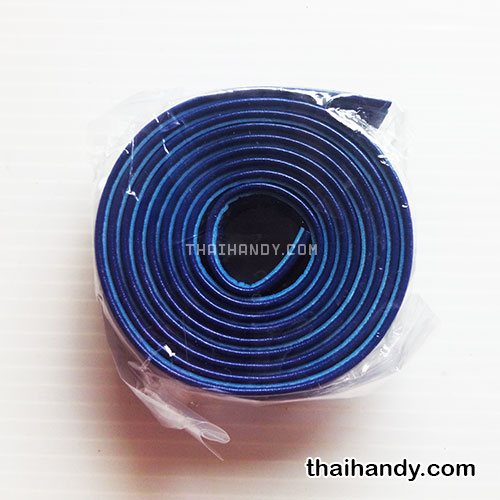 สายกระเป๋าหนังสะพาย เปลือย ขนาดหน้ากว้าง 2.5 cm  บรรจุ 1 เส้น สีน้ำเงิน รูปเต็ม