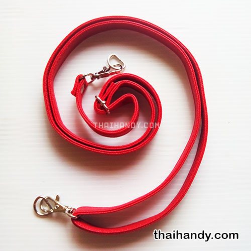 สายกระเป๋าหนังสะพาย สำเร็จ ขนาด 150 cm  บรรจุ 1 อัน สีส้ม รูปเต็ม