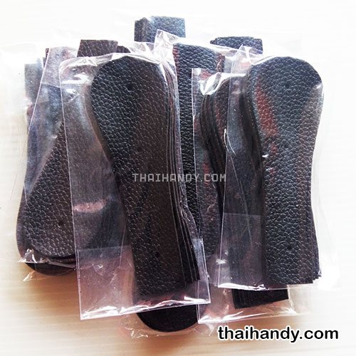 ฝาปิดกระเป๋าเฉพาะฝา ปิดด้านข้าง ขนาด 4x13 cm  บรรจุ 10 อัน สีดำ รูปเต็ม