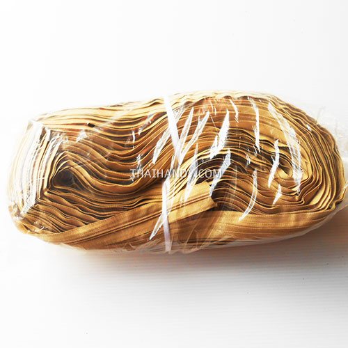 รางผ้าซิปเฉพาะรางซิป ฟันไนลอน ขนาดเบอร์ 5  บรรจุ 100 หลา สีเบจ รูปเต็ม