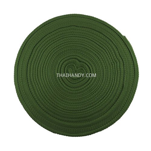 สายผ้า-ผ้ากุ๊น PP  ลายเวอร์จิ้น ขนาด 1 นิ้ว บรรจุ 50 เมตร สีขี้ม้า รูปเต็ม