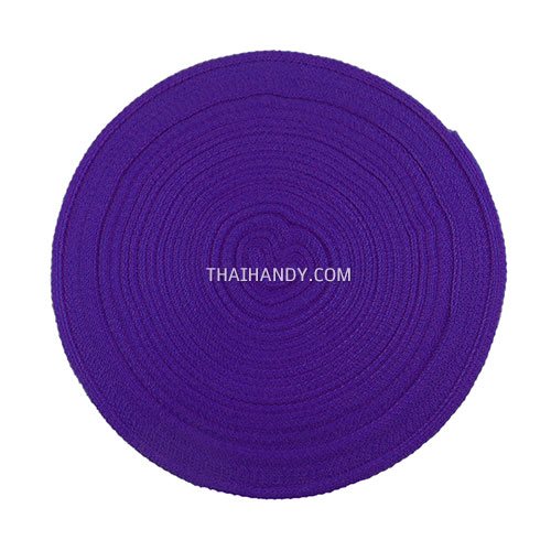 สายผ้า-ผ้ากุ๊น PP  ลายเวอร์จิ้น ขนาด 1 นิ้ว บรรจุ 50 เมตร สีม่วงเข้ม รูปเต็ม