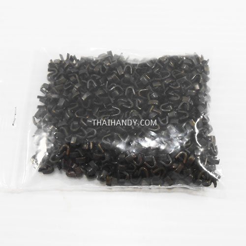 ตัวล็อคปลายซิป ฟันเหล็ก ขนาดเบอร์ 3  บรรจุ 1000 อัน สีทองรมดำ รูปเต็ม