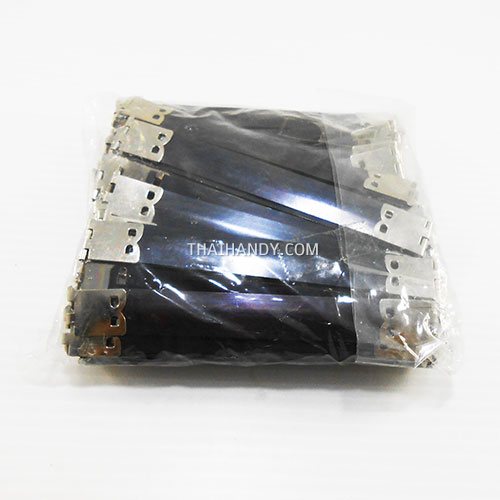 ปากบีบกระเป๋า สปริง ขนาด 4.5 นิ้ว บรรจุ 50 อัน สีดำ รูปเต็ม