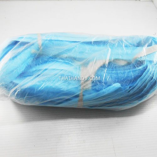 รางผ้าซิปเฉพาะรางซิป ฟันไนลอน ขนาดเบอร์ 3  บรรจุ 100 หลา สีฟ้า รูปเต็ม