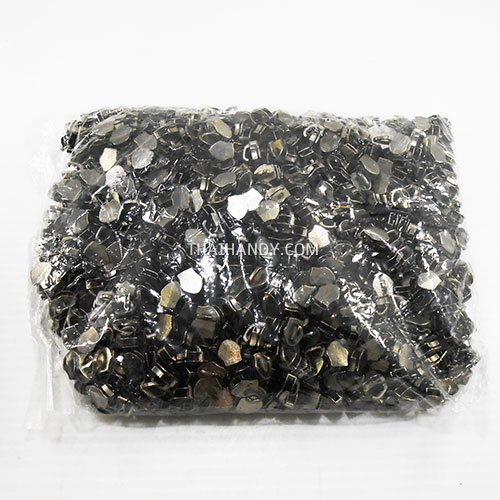 หัวซิปฟันไนลอน เปลือย ขนาดเบอร์ 5  บรรจุ 300 อัน สีรมดำ รูปเต็ม