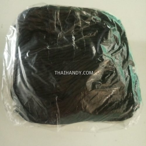 เชือกร่มพื้น แพ็ค ขนาด 3 mm  บรรจุ 1 กิโลกรัม สีดำ รูปเต็ม