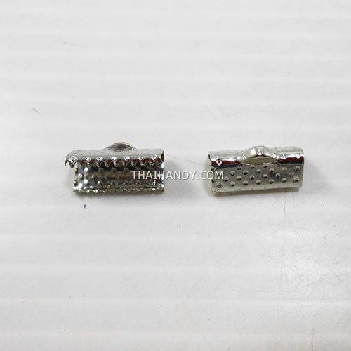 บานพับ โลหะ ขนาด 13 mm  บรรจุ 2 อัน สีเงิน รูปเต็ม