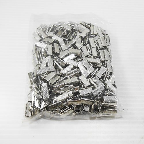 บานพับ โลหะ ขนาด 13 mm  บรรจุ 300 อัน สีเงิน รูปเต็ม