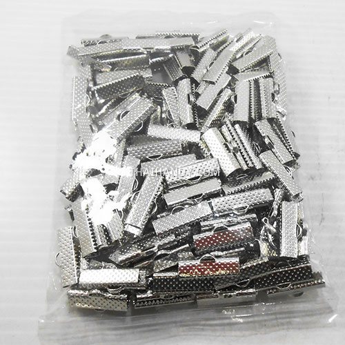 บานพับ โลหะ ขนาด 20 mm  บรรจุ 200 อัน สีเงิน รูปเต็ม