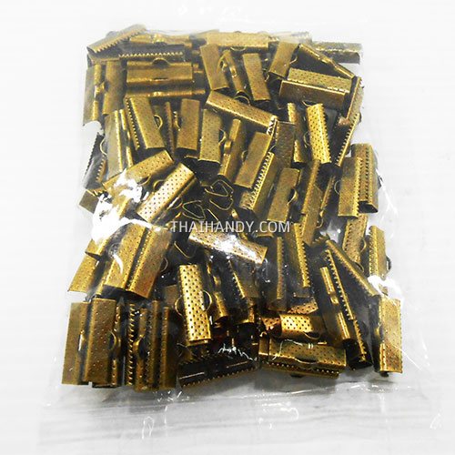 บานพับ โลหะ ขนาด 20 mm  บรรจุ 200 อัน สีทองรมดำ รูปเต็ม