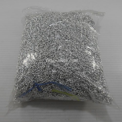 โซ่อลูมิเนียม  ACU04L-125  ขนาด 5 mm  บรรจุ 100 เมตร สีเงิน รูปเต็ม