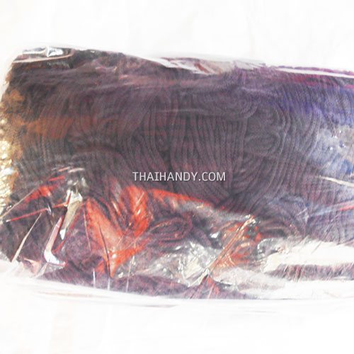 เชือกถักเปีย  PP  ขนาด 4 mm  บรรจุ 1 กิโลกรัม สีน้ำตาลเข้ม รูปเต็ม