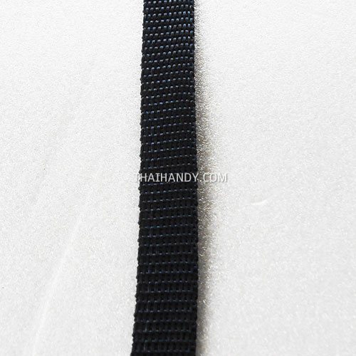 สายผ้า-ผ้ากุ๊น PP  ลายเรียบ ขนาด 3 หุน (1 cm) บรรจุ 1 เมตร สีกรมท่า รูปเต็ม