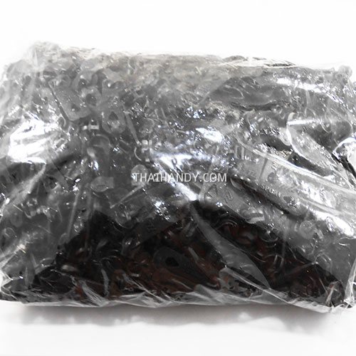 หัวซิปฟันไนลอน พลาสติก sport  ขนาดเบอร์ 5  บรรจุ 300 อัน สีดำ รูปเต็ม