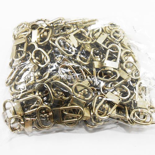 คอหมาโลหะ หลุยส์ ขนาด 1.5x3.7 cm  บรรจุ 100 อัน สีนิเกิ้ล รูปเต็ม