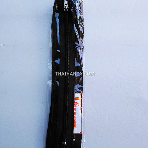 รางผ้าซิปสำเร็จรูป ฟันไนลอน ขนาดเบอร์ 5 ยาว 10 นิ้ว บรรจุ 12 ชุด สีน้ำตาลเข้ม รูปเต็ม