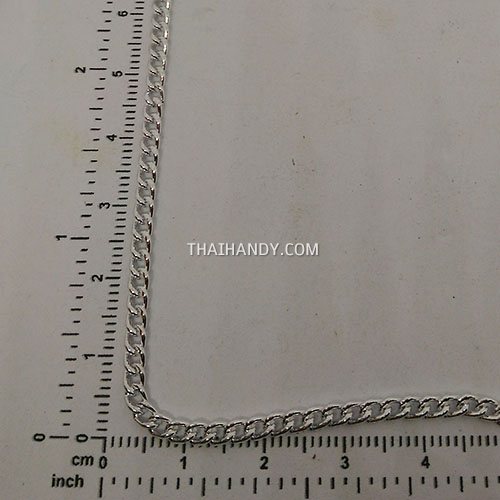 โซ่อลูมิเนียม  ACU05-181  ขนาด 3 mm  บรรจุ 1 เมตร สีเงิน รูปเต็ม
