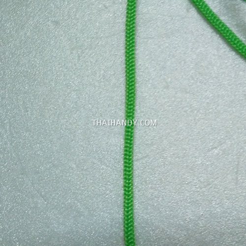 เชือกร่มพื้น แพ็ค ขนาด 3.5 mm  บรรจุ 20 เมตร สีเขียวตอง รูปเต็ม