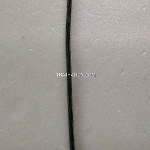 เชือกร่มมีไส้ แพ็ค ขนาด 4 mm  บรรจุ 1 เมตร สีขี้ม้า รูปเต็ม