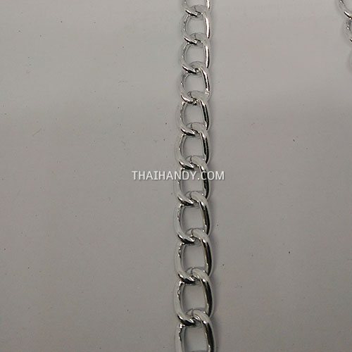 โซ่อลูมิเนียม  ACU29-225  ขนาด 10 mm  บรรจุ 1 เมตร สีเงิน รูปเต็ม